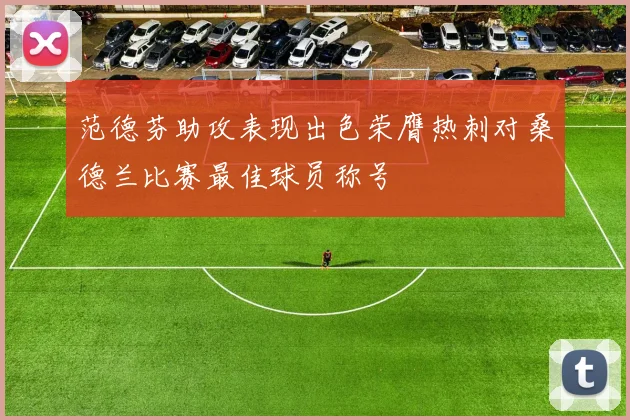 范德芬助攻表现出色荣膺热刺对桑德兰比赛最佳球员称号